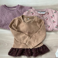 女の子 冬服セット90.95センチの画像