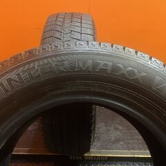 DUNLOP WINTER MAXX WM03 225/65R17 17インチ スタッドレス 2本 20年製 バリ溝 40アルファード 40ヴェルファイア等　(KTN226)の画像