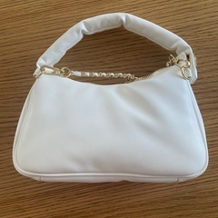 NATURAL BEAUTY BASIC ホワイト ショルダーバッグ