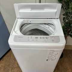 I603 🌈 ジモティー限定価格！ 2023年製の高年式♪ 人気モデル！ Panasonic 洗濯機 （5.0㎏） ⭐ 動作確認済 ⭐ クリーニング済の画像