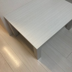 [定価9,990円]木目調こたつ　白色の画像
