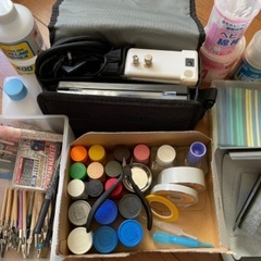 エアブラシなどプラモ工作セット