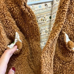 ポンチョ　フリーサイズ　６ヶ月〜２歳位の画像