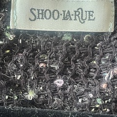 SHOO-LA-RUE ジグザグ模様 ニットトップス 五分丈 フリーサイズの画像
