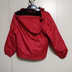 裏フリースフード付きジャンパーの画像