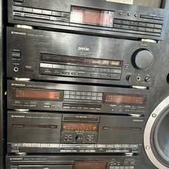 無料⭐️レトロ・パイオニア　ステレオセット※ジャンク？の画像