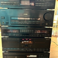 無料⭐️レトロ・パイオニア　ステレオセット※ジャンク？の画像