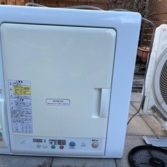 【ジャンク】日立 衣類乾燥機 DE-N55FXの画像
