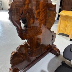 最高級 天然木 一枚板 衝立 しっかりした重厚感がある１枚板 Used・美品の画像