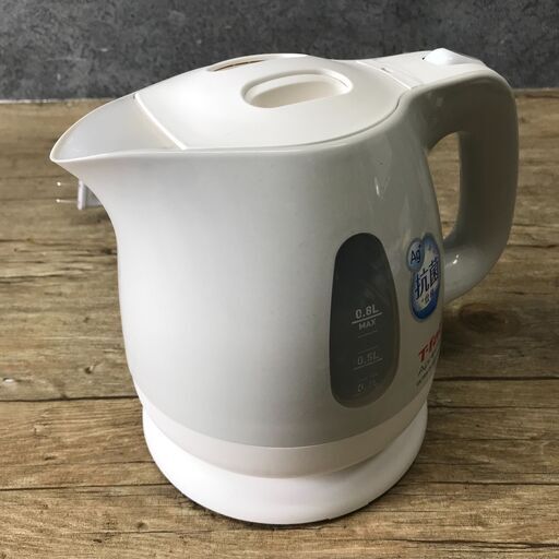 11/26終 T-fal ティファール 電気ケトル 容量0.8L 抗菌仕様 Aprecia 動作品 24k菊NS