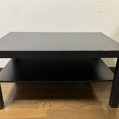 【IKEA】ブラック　ローテーブル