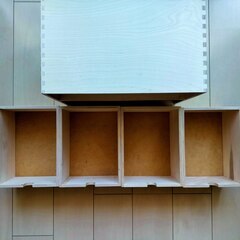 【IKEA】美品/MOPPE/2段タイプ/ナチュラル/★2個で4000円★の画像