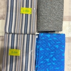 材料の布4枚セット　2m × 2m