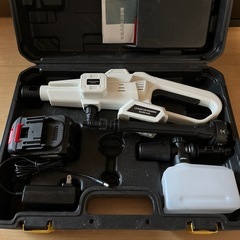 充電式高圧洗浄機　コードレス　カーウォッシャー