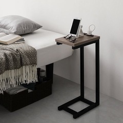 新品同様 スチールナイトテーブル グレージュ RASIK（ラシク）の画像