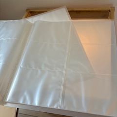 無印良品　フォトアルバム　クリア　ペーパー素材　チェキ収納の画像