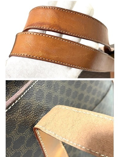 CELINE セリーヌ トートバッグ マカダム柄 MC98/1 ② CELINE セリーヌ トートバッグ マカダム柄 MC98/1 ヴ