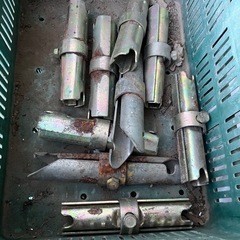 単管と単管用クランプ類直線ジョイントの画像