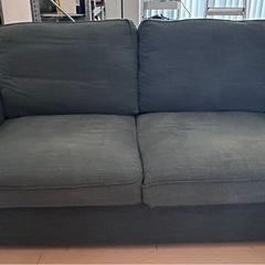 【受け渡し先決定】2人掛けソファ IKEA KIVIK ブルー