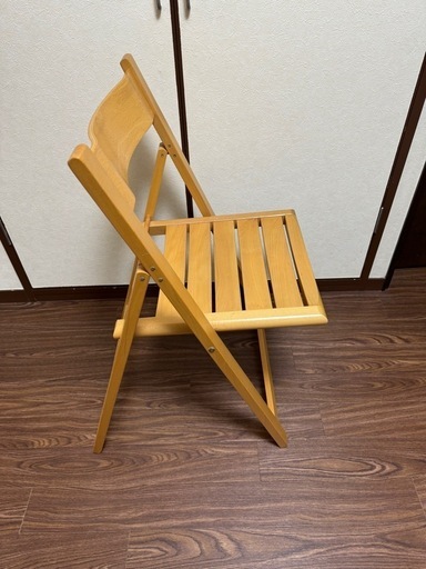 無印良品 折りたたみ椅子 木製 フォールディングチェア 折り畳み椅子