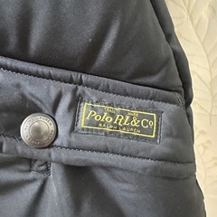 Polo Ralph Lauren ダウンベスト 黒の画像