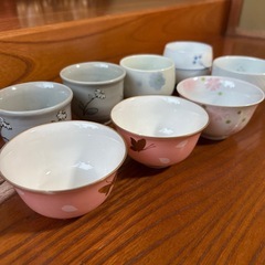 最終値下げ　湯呑み　バラ8セット