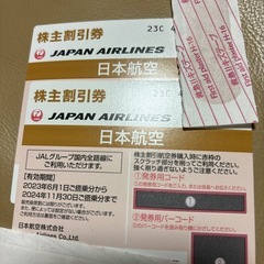 JAL株主優待券
