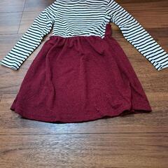 【値下げ】CUTE-LOT ストライプドレス 100cm以上の画像