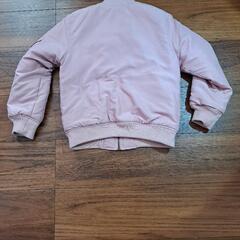 【値下げ】ピンク ジップアップジャケット 130cmの画像