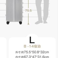 【鍵しめれない】スーツケースLサイズ99.9Lの画像