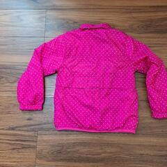 【値下げ】ピンク 水玉模様 ジャケット 130cmの画像