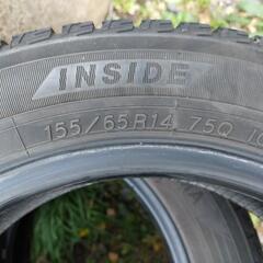 スタッドレスタイヤ　155/65R14の画像