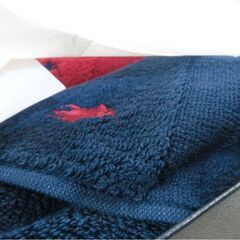 【新品　未使用】ラルフローレン　タオルハンカチ　3枚　ハンドタオル　ミニタオル　レッド　ネイビー　ベージュ　RALPH LAUREN の画像