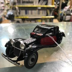 ★ブガッティ T50 ミニカー 黒 ブラック レトロカー クルマ...
