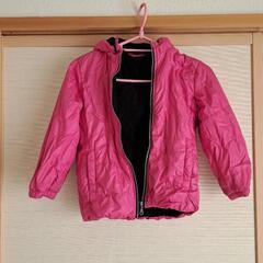 【値下げ】ピンクフード付きジャケットの画像