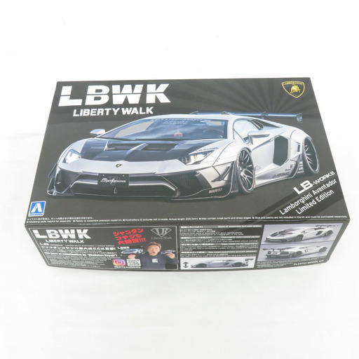 未組立 1/24 LBワークス ランボルギーニ アヴェンタドール リミテッドエディション Ver.1 青島文化教材社 アオシマ プラモデル 【コンプオフ金沢野々市店】