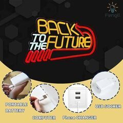 バック・トゥ・ザ・フューチャーLEDネオンサイン看板の画像