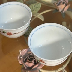景山 陶器製 湯飲み 2個セットの画像