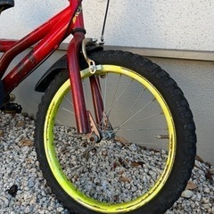 ミッキーマウス　18インチ自転車　子ども用の画像
