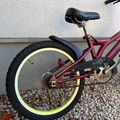 ミッキーマウス　18インチ自転車　子ども用の画像