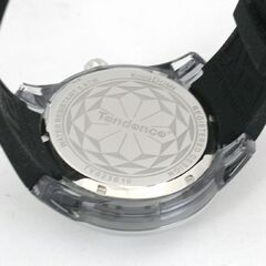 動作品 Tendence KingDome クオーツ式腕時計 TY023010 Vintage Phone 3針 ラバーベルト 24年11月電池交換 札幌市 清田区 平岡の画像