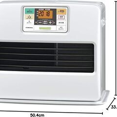 石油ファンヒーター、ストーブ (木造12畳 / コンクリート17...