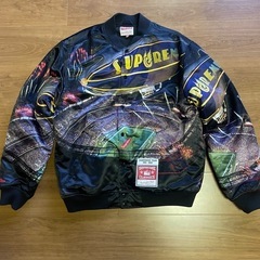 Supreme×ミッチェルアンドネスコラボ 入手困難 スタジャン SS22
の画像