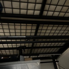 机付きアイアンシステムベッドの画像