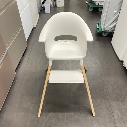 激安‼️Stokke ストッケ　クリック　ホワイトベビーチェアa