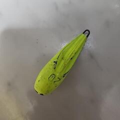 【中古】🎣弾丸オモリ蛍光タイプ20g