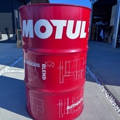 MOTUL 200L ドラム缶　テーブル、オブジェ、DIY等に如...
