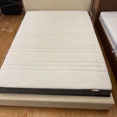 N781☆ニトリ製+IKEA製☆ダブルベッド☆ベッド☆幅1480mm
