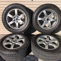 冬タイヤ ★ 16インチホイール付きスタッドレス★ BLIZZAK ★ 215/60R16 ★  バリ山4本組 ★ PCD114  ★ CX-3