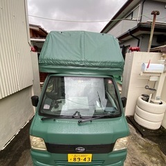 ⭐️即戦力仕事車⭐️スバル サンバー⭐️軽トラック キャンバス屋根&アルミボディ⭐️の画像